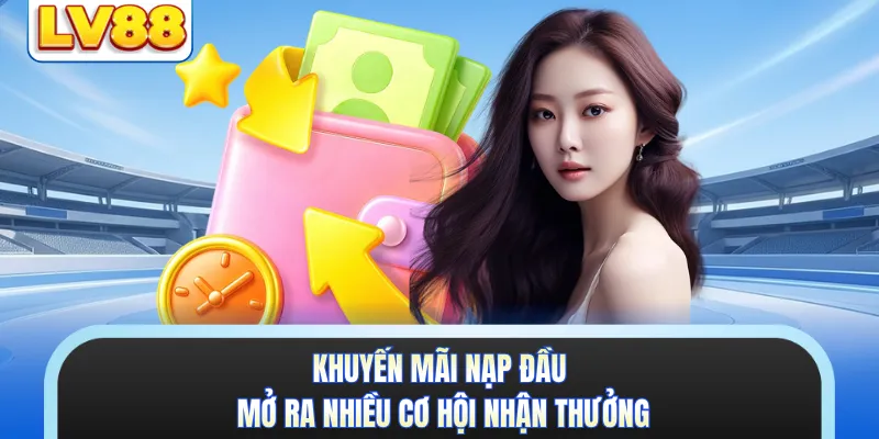 Khuyến mãi nạp đầu mở ra nhiều cơ hội nhận thưởng